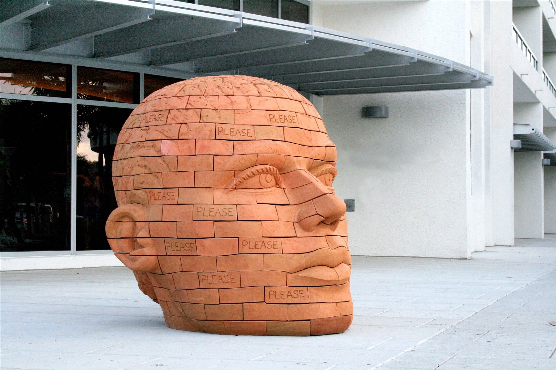 Brickhead Sculpture