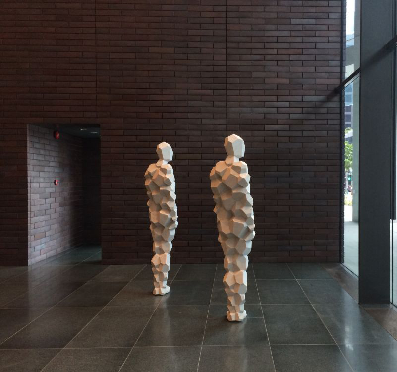 Curiosity Human stones statues