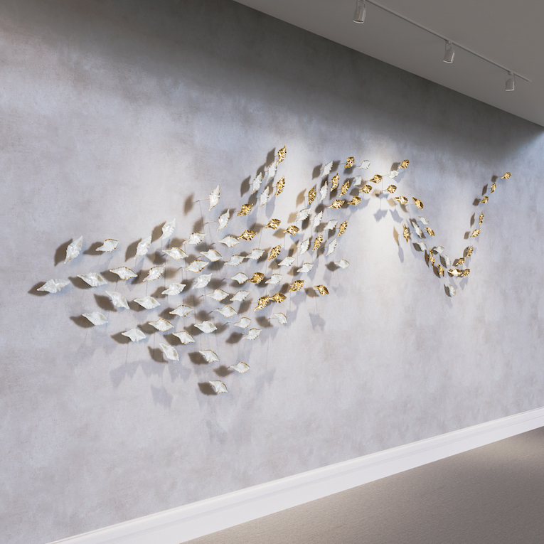 Leaf Flight Wall Sculptures