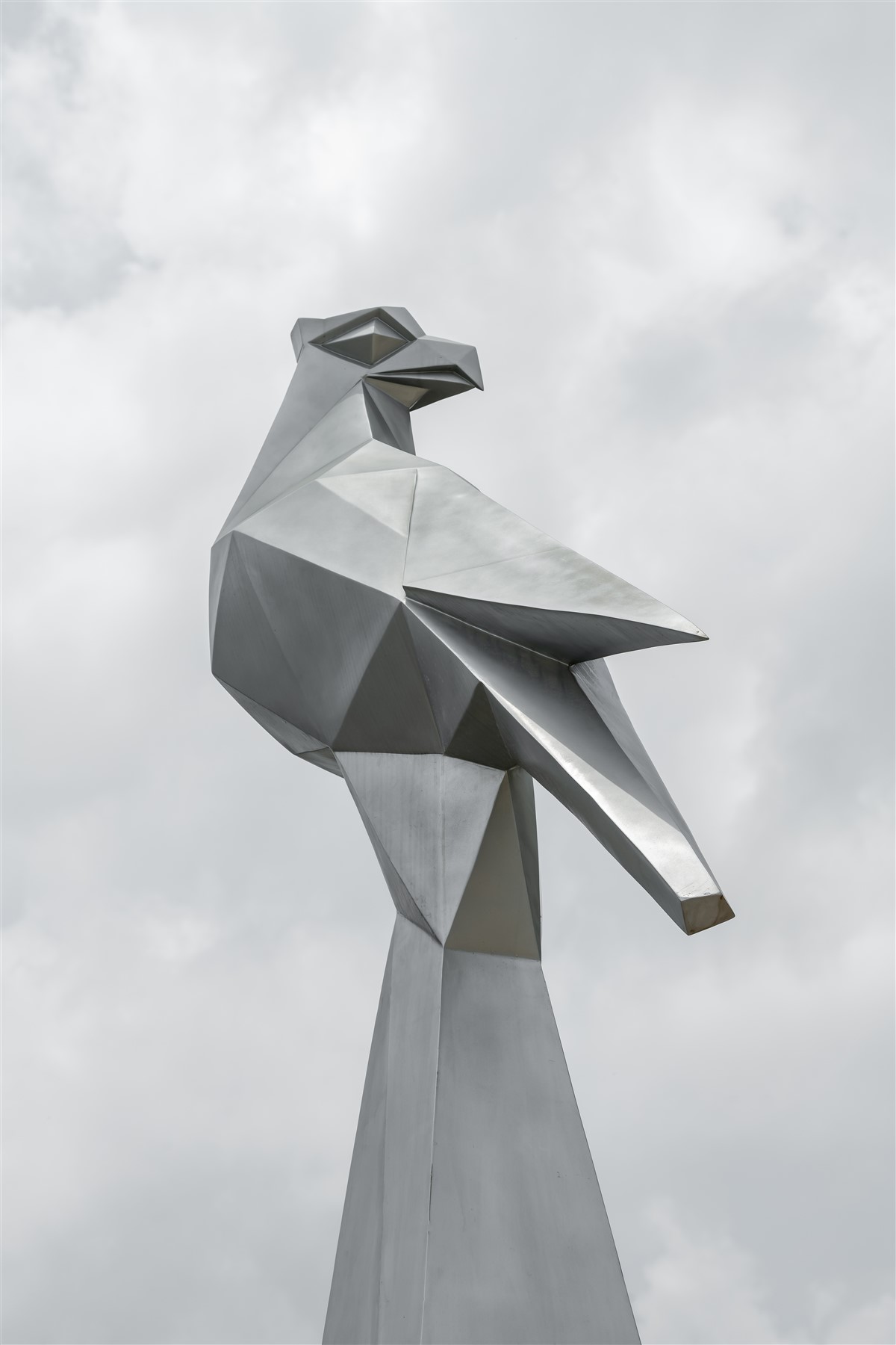 Falcon Stainless Steel Sculpture