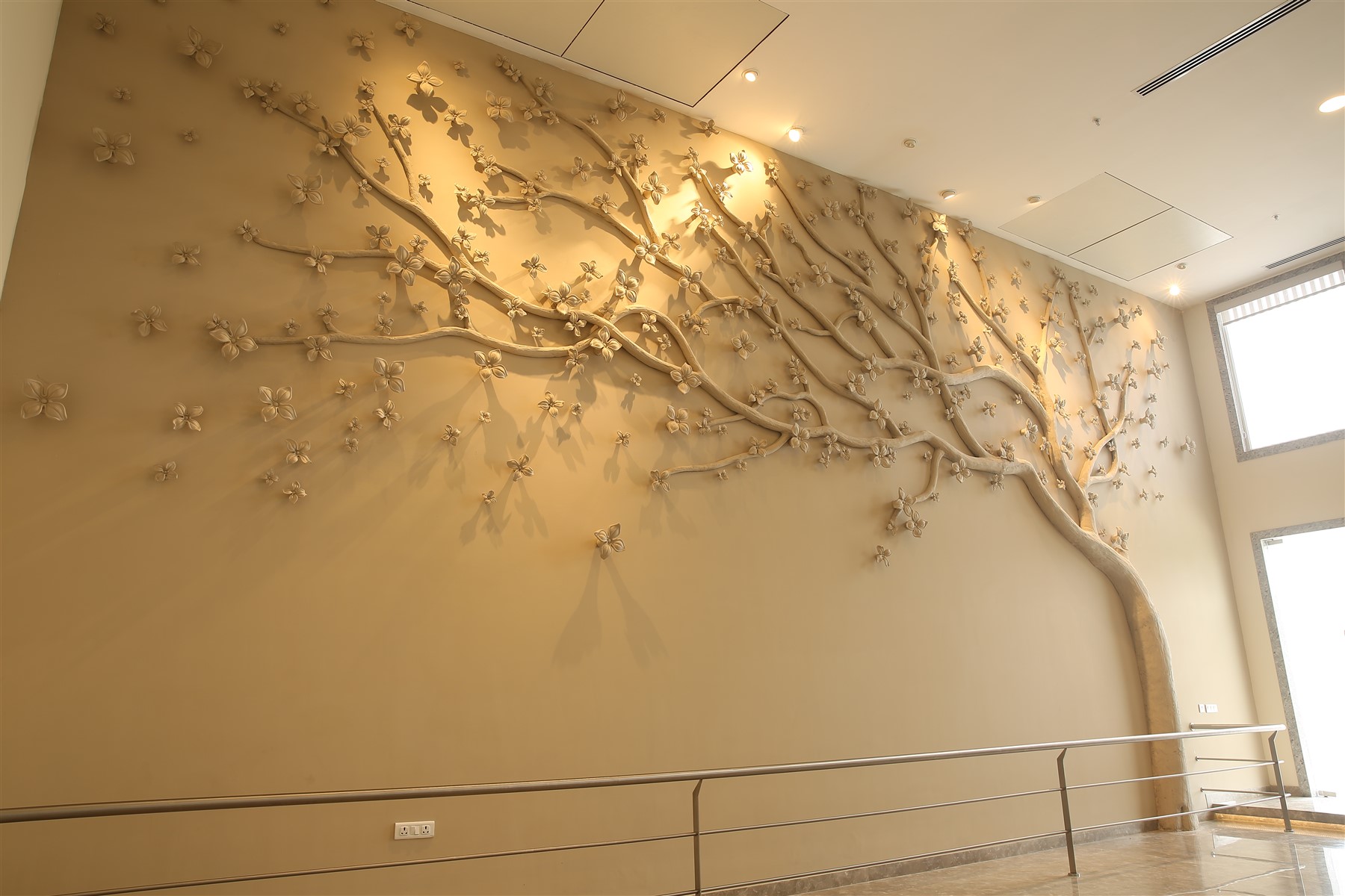 Resin Wall Art Flight Of Blossom