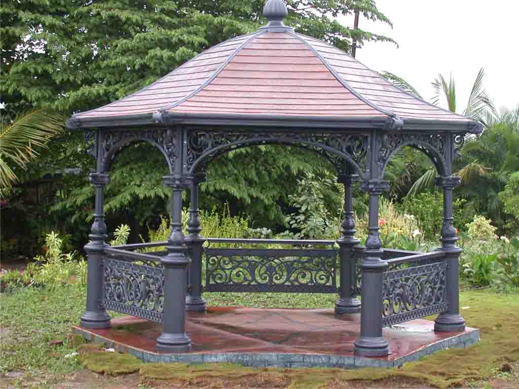 Gazebo Landscape Sculpture