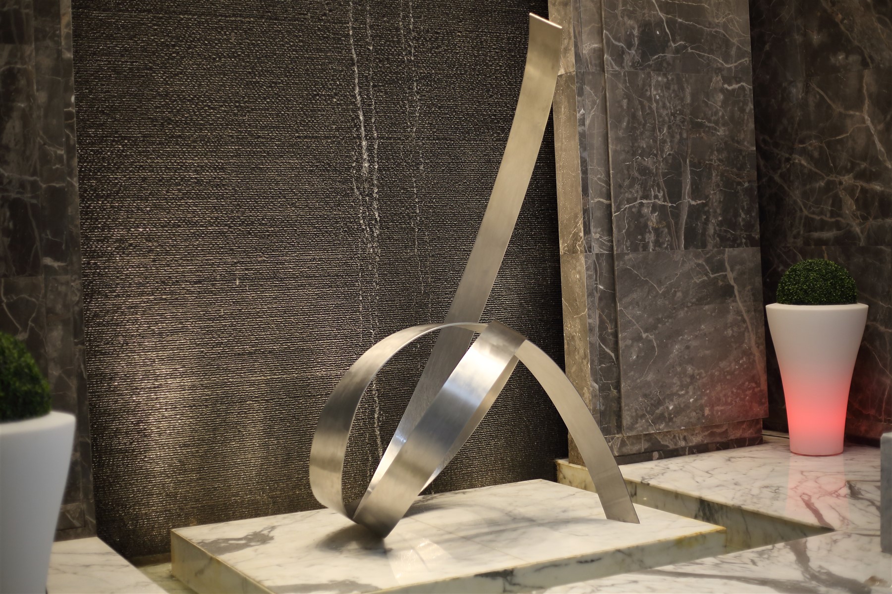 Growing Stainless Steel Metal Sculpture