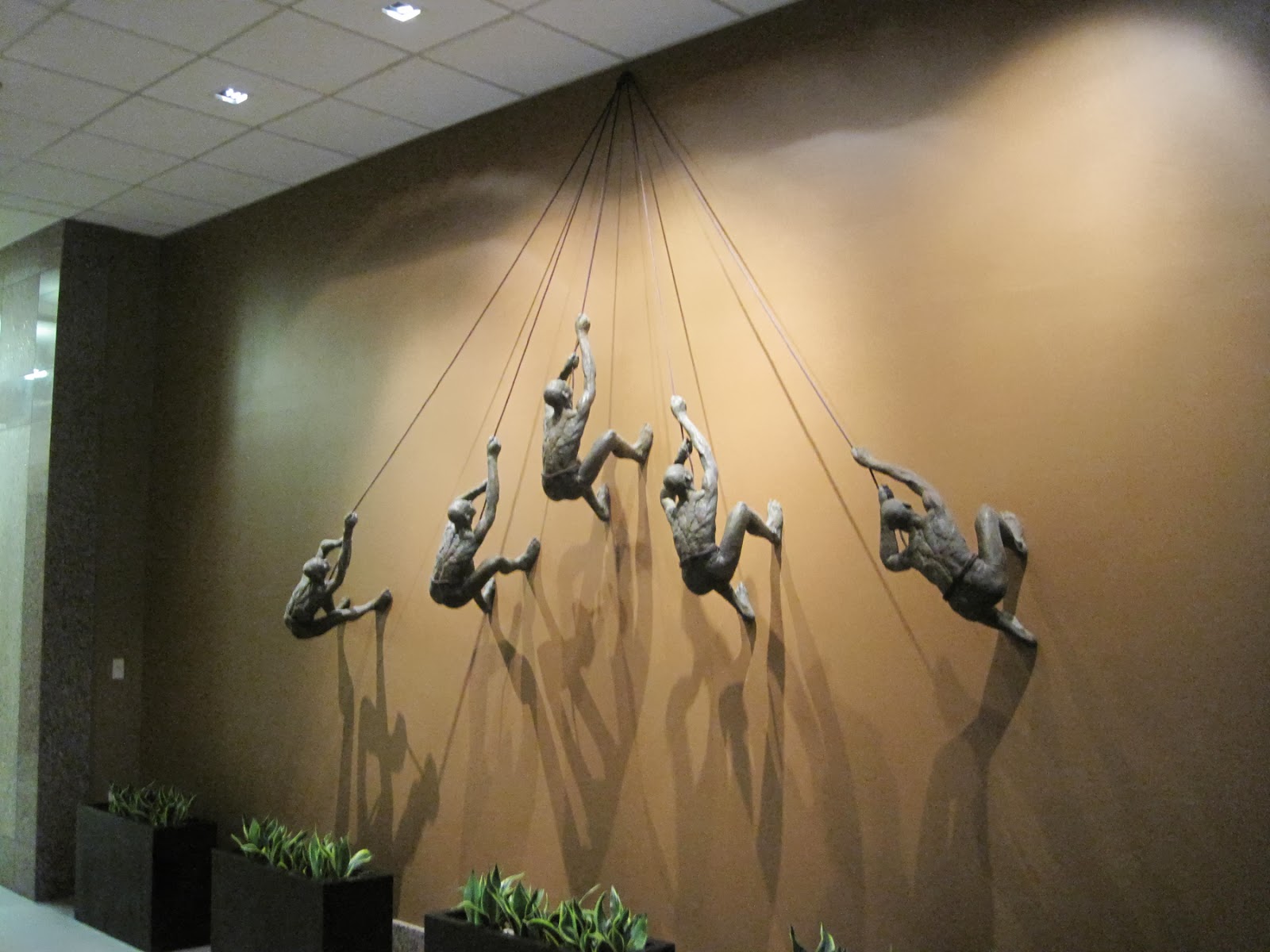 The Climber Wall Sculpture