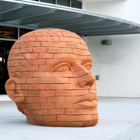 Brickhead Sculpture