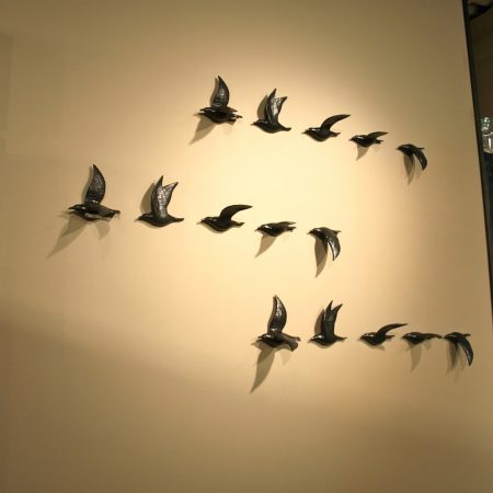 Birds Flying On The wall art