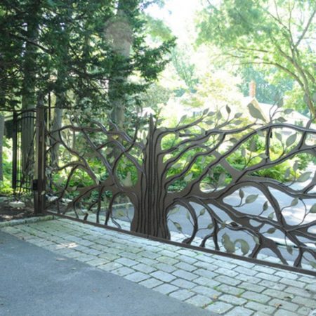 Unique Tree Designed Entrance Gate